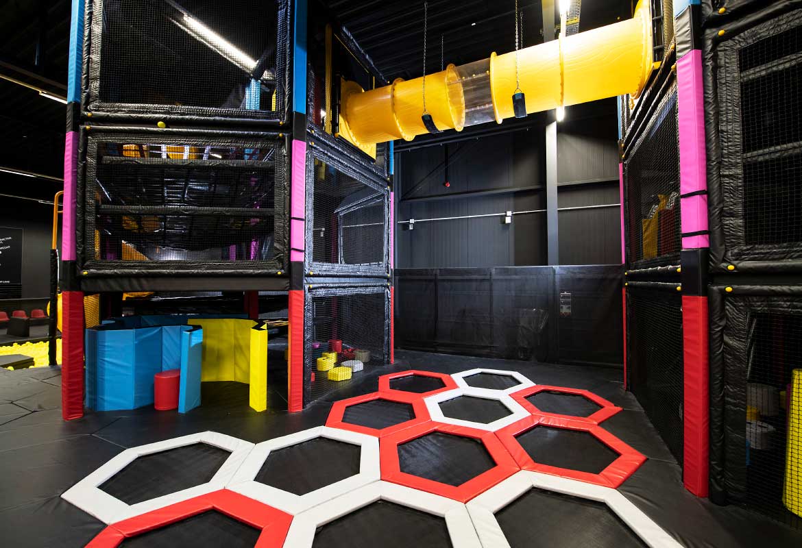 Ninja warrior trampoline outlet park